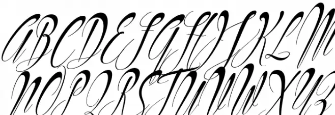 Philoshopy-Italic Font UPPERCASE