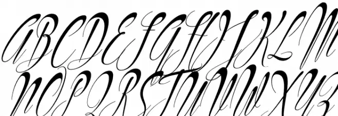 Philoshopy-Italic फ़ॉन्ट अपरकेस