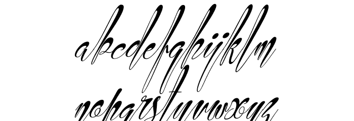 Philoshopy-Italic Font LOWERCASE