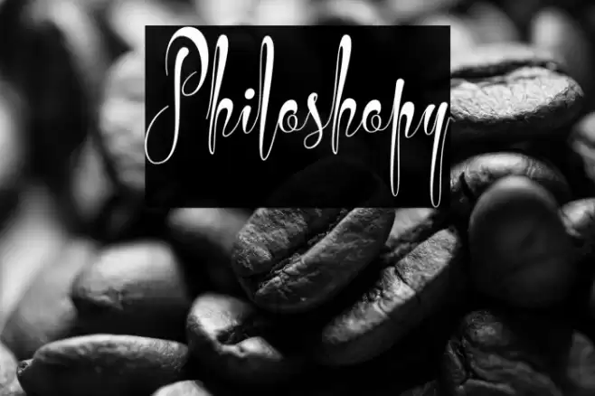 Philoshopy Font examples