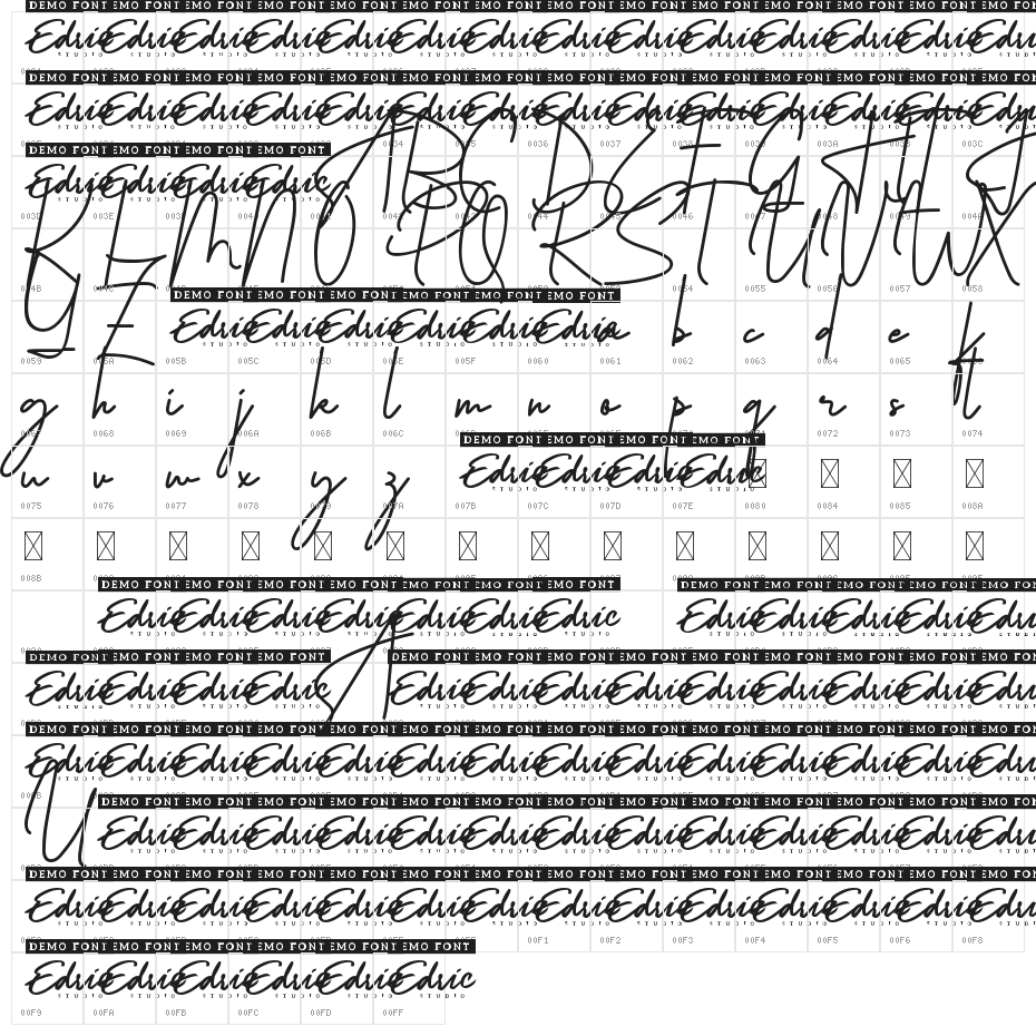 Philosophe S Demo Character Map