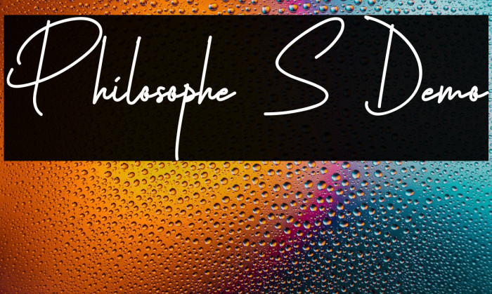 Philosophe S Demo Example 1