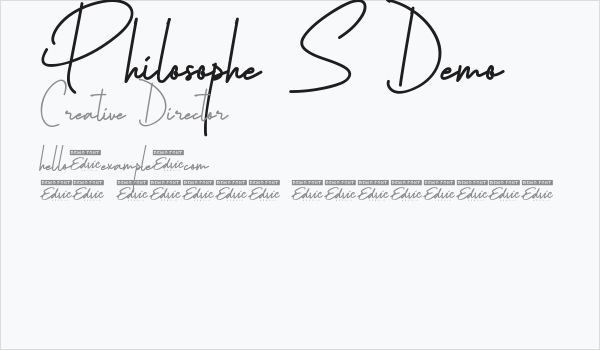 Philosophe S Demo Business Card