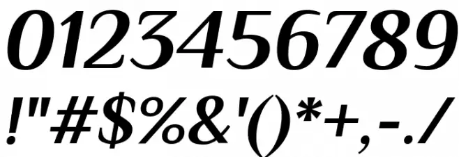 Philosopher Bold Italic Font OTHER CHARS