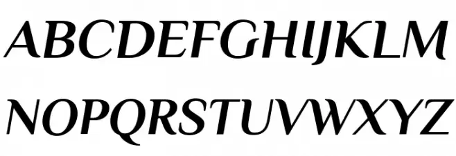 Philosopher Bold Italic 字体 大写