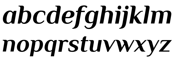 Philosopher Bold Italic 字体 小写