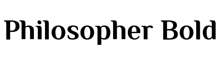Philosopher Bold Font