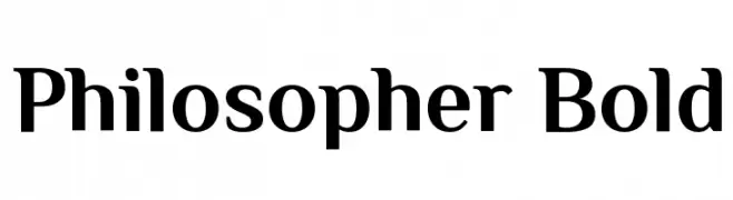 Philosopher Bold  Fuentes Gratis Descargar