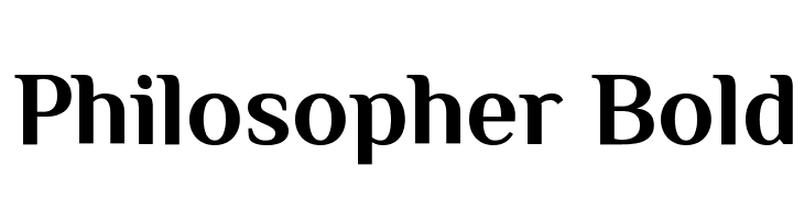 Philosopher Bold  Fuentes Gratis Descargar