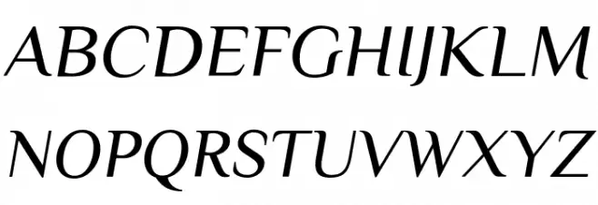 Philosopher Italic Fuentes MAYÚSCULAS
