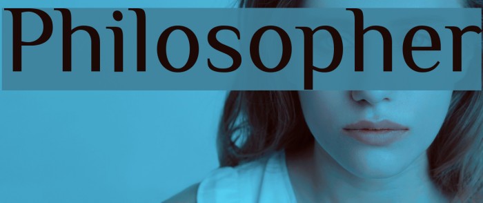 Philosopher Font examples