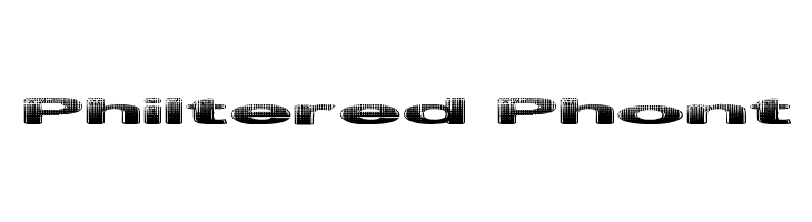 Philtered Phont Font