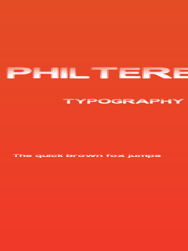 Philtered Phont Poster