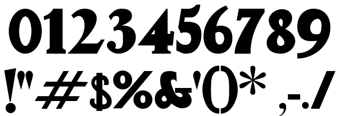 Phinisi Serif Black Font OTHER CHARS