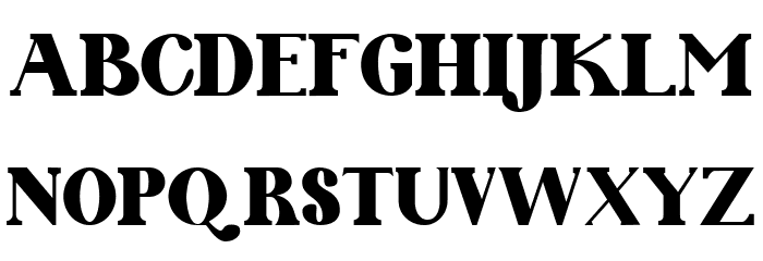 Phinisi Serif Black Font UPPERCASE