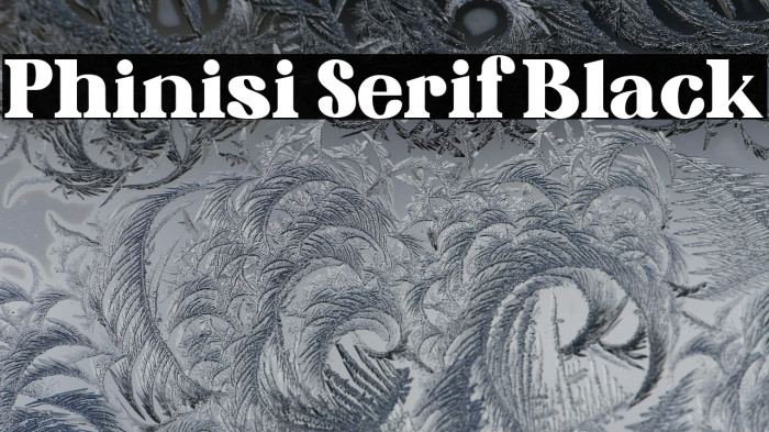Phinisi Serif Black Example 3