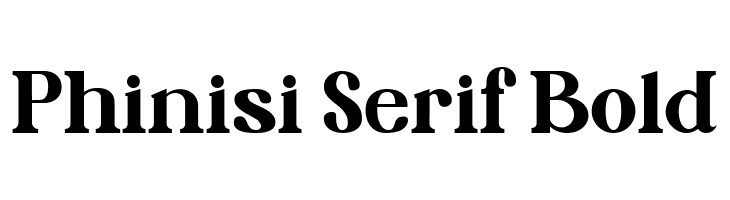 Phinisi Serif Bold  baixar fontes gratis