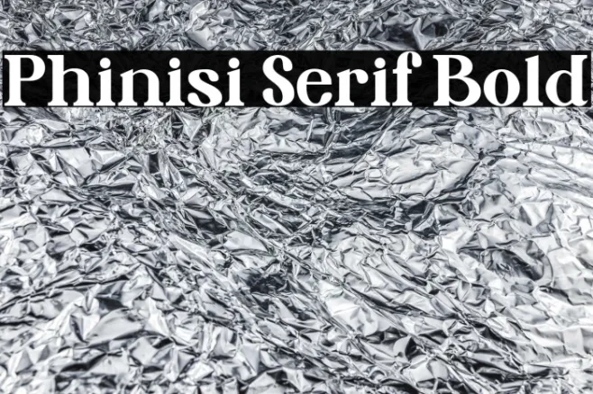 Phinisi Serif Bold Example 2