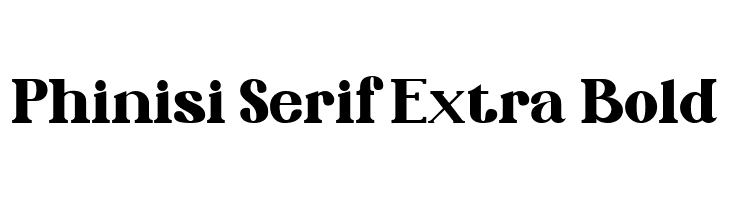 Phinisi Serif Extra Bold  baixar fontes gratis