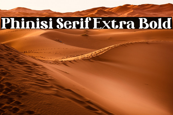 Phinisi Serif Extra Bold Example 1