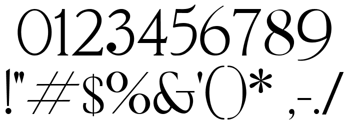 Phinisi Serif Light Schriftart Anderer Schreiben