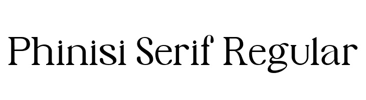 Phinisi Serif Regular  Fuentes Gratis Descargar