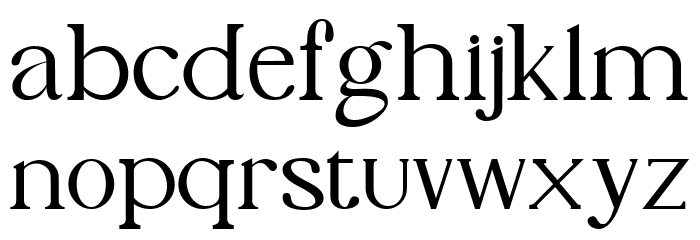 Phinisi Serif Regular Font LOWERCASE