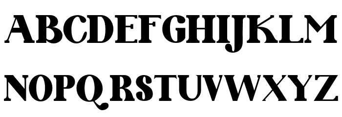 PhinisiSerif-Black Font UPPERCASE