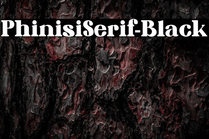 PhinisiSerif-Black Example 1