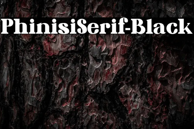 PhinisiSerif-Black Example 1