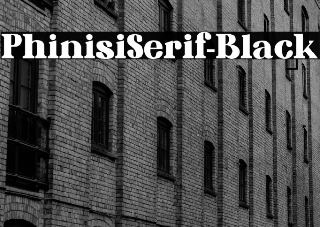 PhinisiSerif-Black Example 2