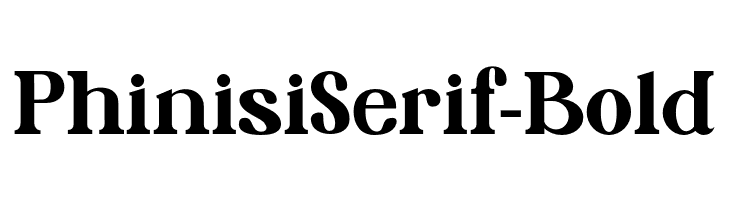 PhinisiSerif-Bold  font caratteri gratis