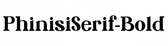 PhinisiSerif-Bold  baixar fontes gratis