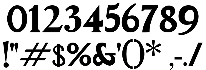 PhinisiSerif-Bold Font OTHER CHARS