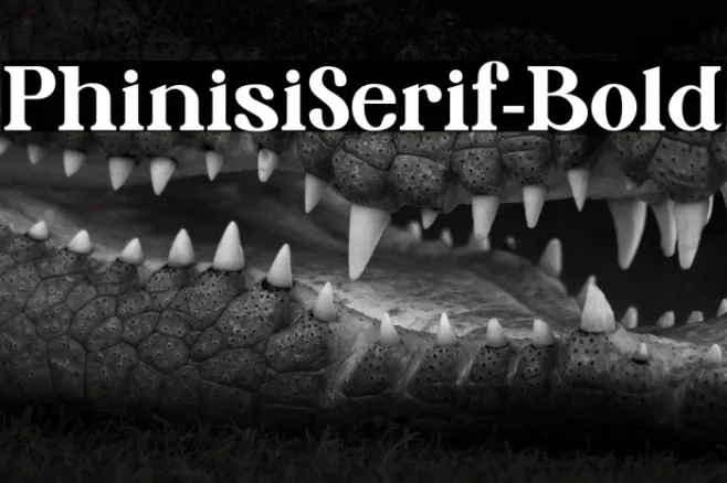 PhinisiSerif-Bold Example 3