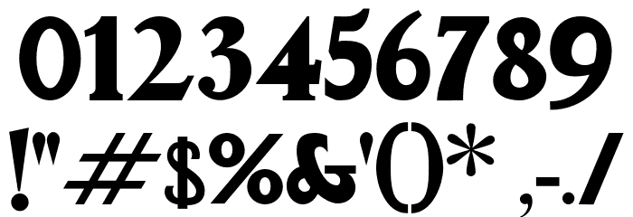 PhinisiSerif-ExtraBold Font OTHER CHARS