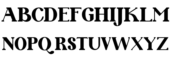 PhinisiSerif-ExtraBold Font UPPERCASE