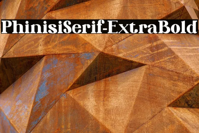PhinisiSerif-ExtraBold Example 3