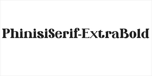 PhinisiSerif-ExtraBold Logo
