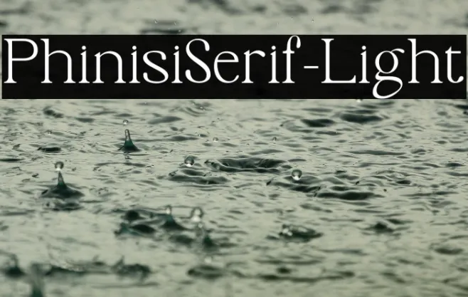 PhinisiSerif-Light Example 2