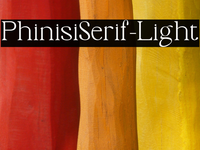 PhinisiSerif-Light Example 3