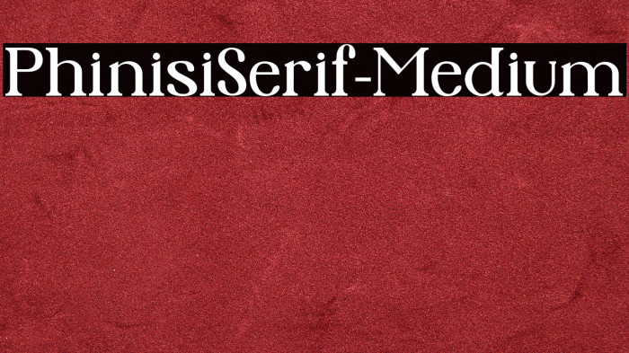 PhinisiSerif-Medium Example 3