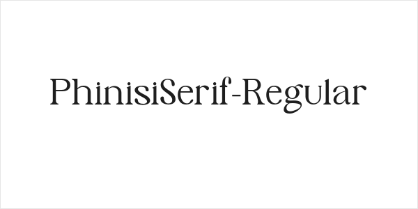 PhinisiSerif-Regular Logo
