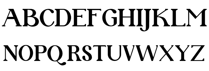 PhinisiSerif-SemiBold Font UPPERCASE