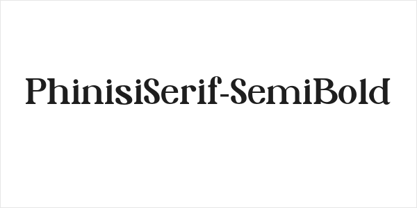 PhinisiSerif-SemiBold Logo