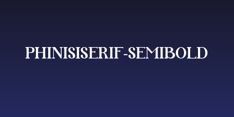 PhinisiSerif-SemiBold Social Header
