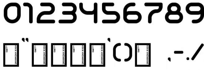 Phino Tight フォント その他の文字