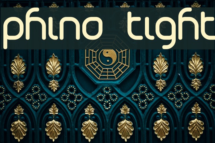 Phino Tight Font examples