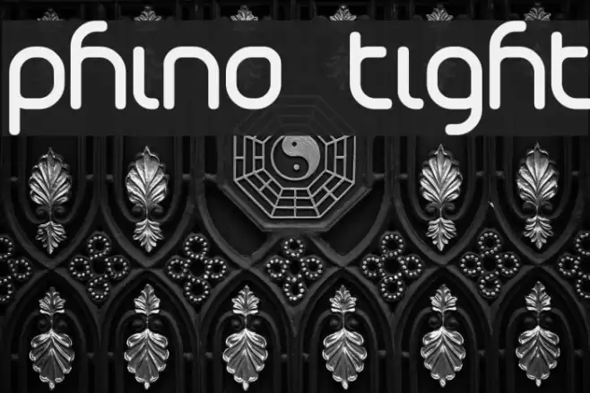 Phino Tight フォント examples