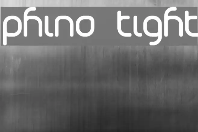 Phino Tight フォント examples